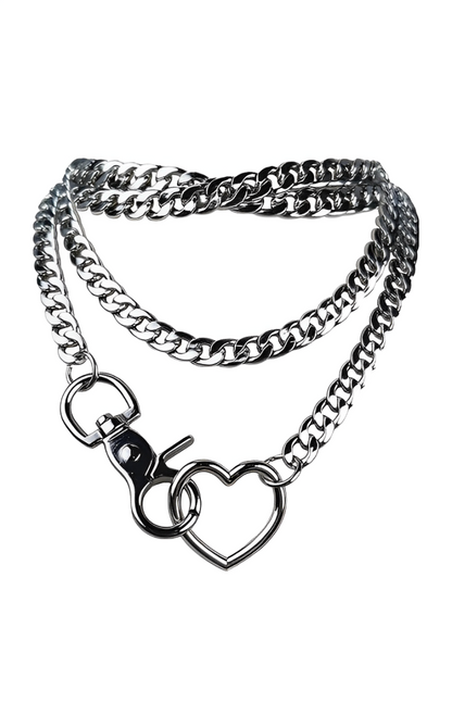 LoveChains™ - Heart Loop Choker