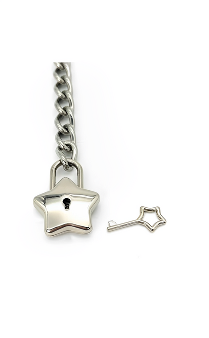 LoveChains™ - Star Lock & Key Slip Chain